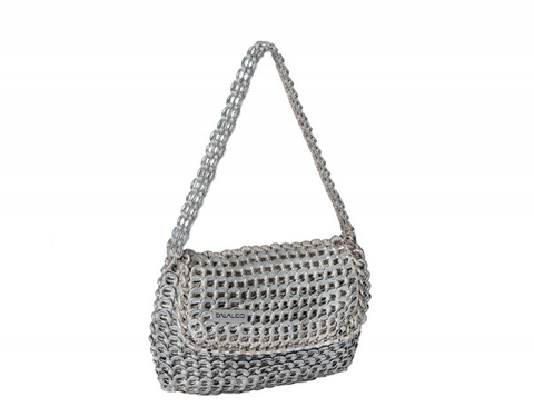 soho chic shoulder bag with single strap and chain detail